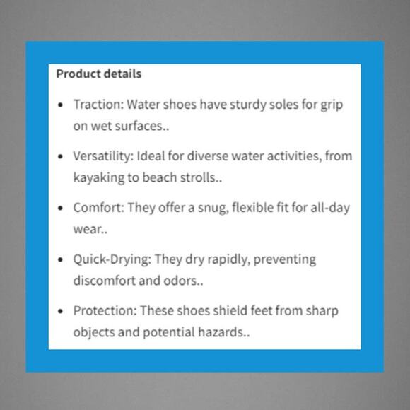 Quick Dry Barefoot Water Shoes for Hiking Kayaking Boating Surfing Size 45 main image 9